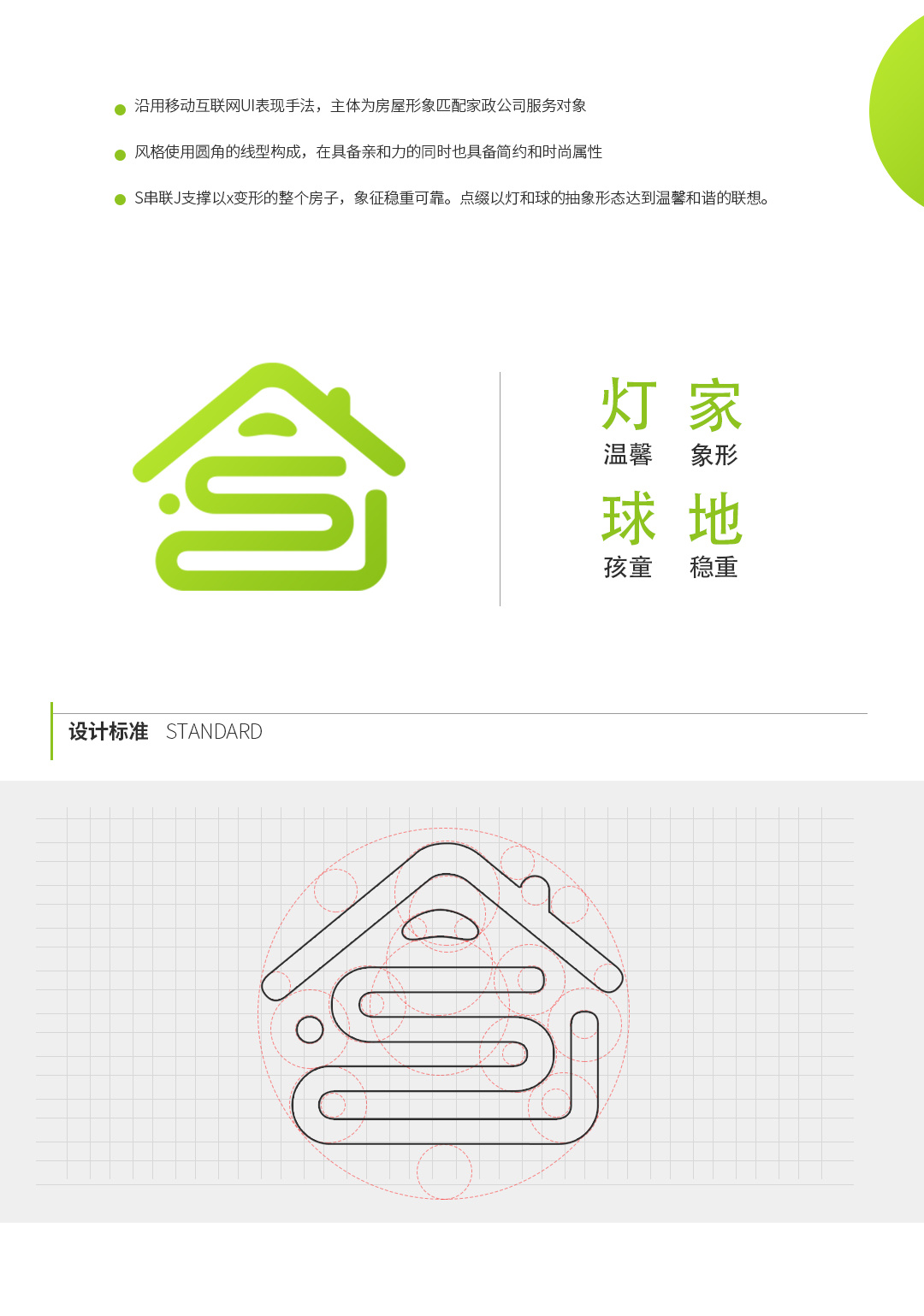 微家政服務(wù)公司LOGO設(shè)計與部分平面應(yīng)用展示VIS設(shè)計服務(wù)